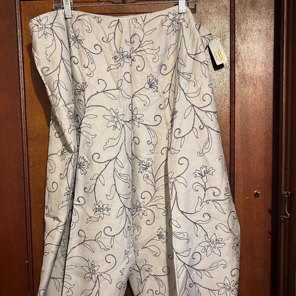 Silk Talbots Trousers 24W NWT